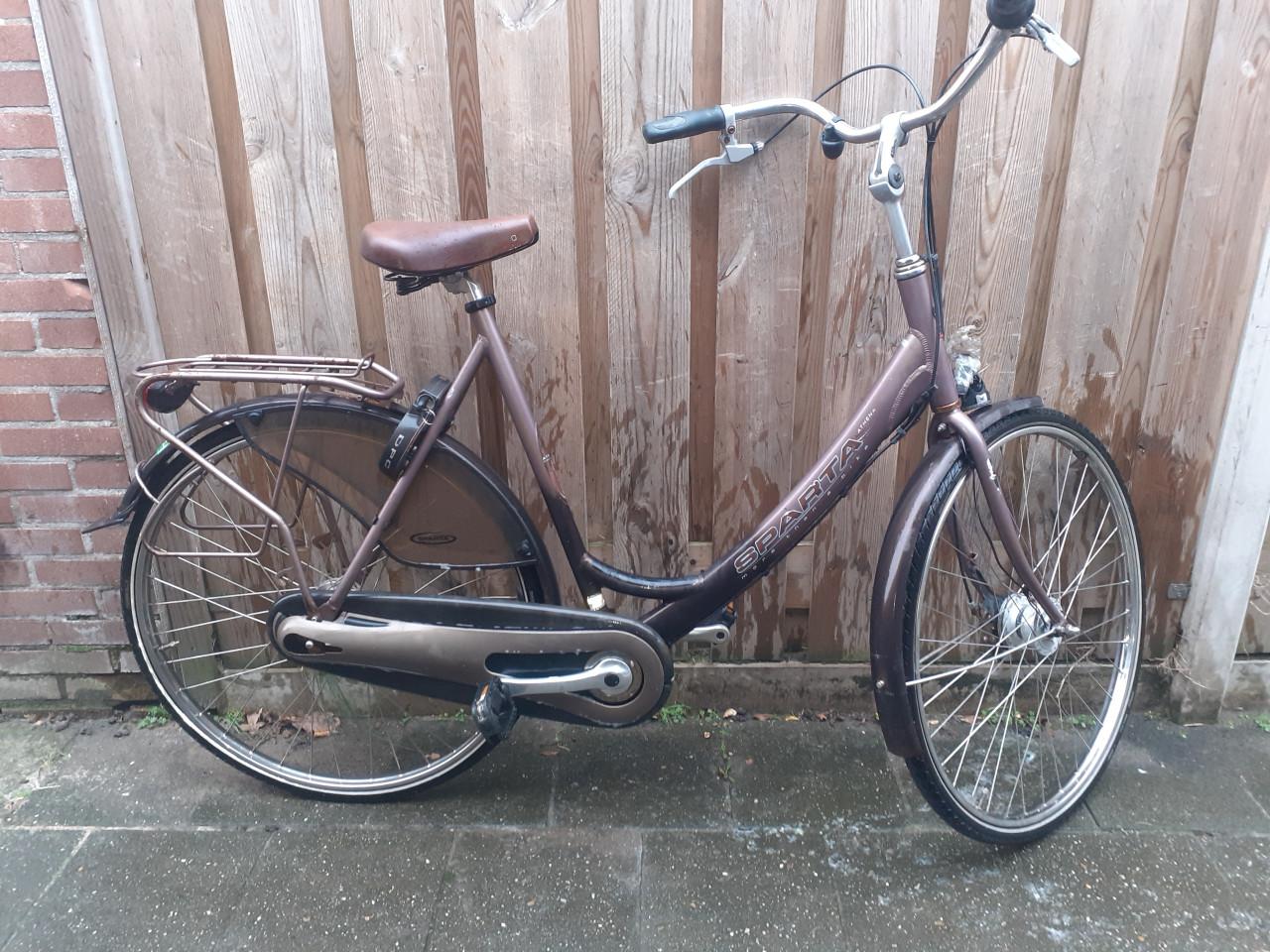 Mooie Hoge Damesfiets SPARTA 61cm - 7 versnelling € 99,-