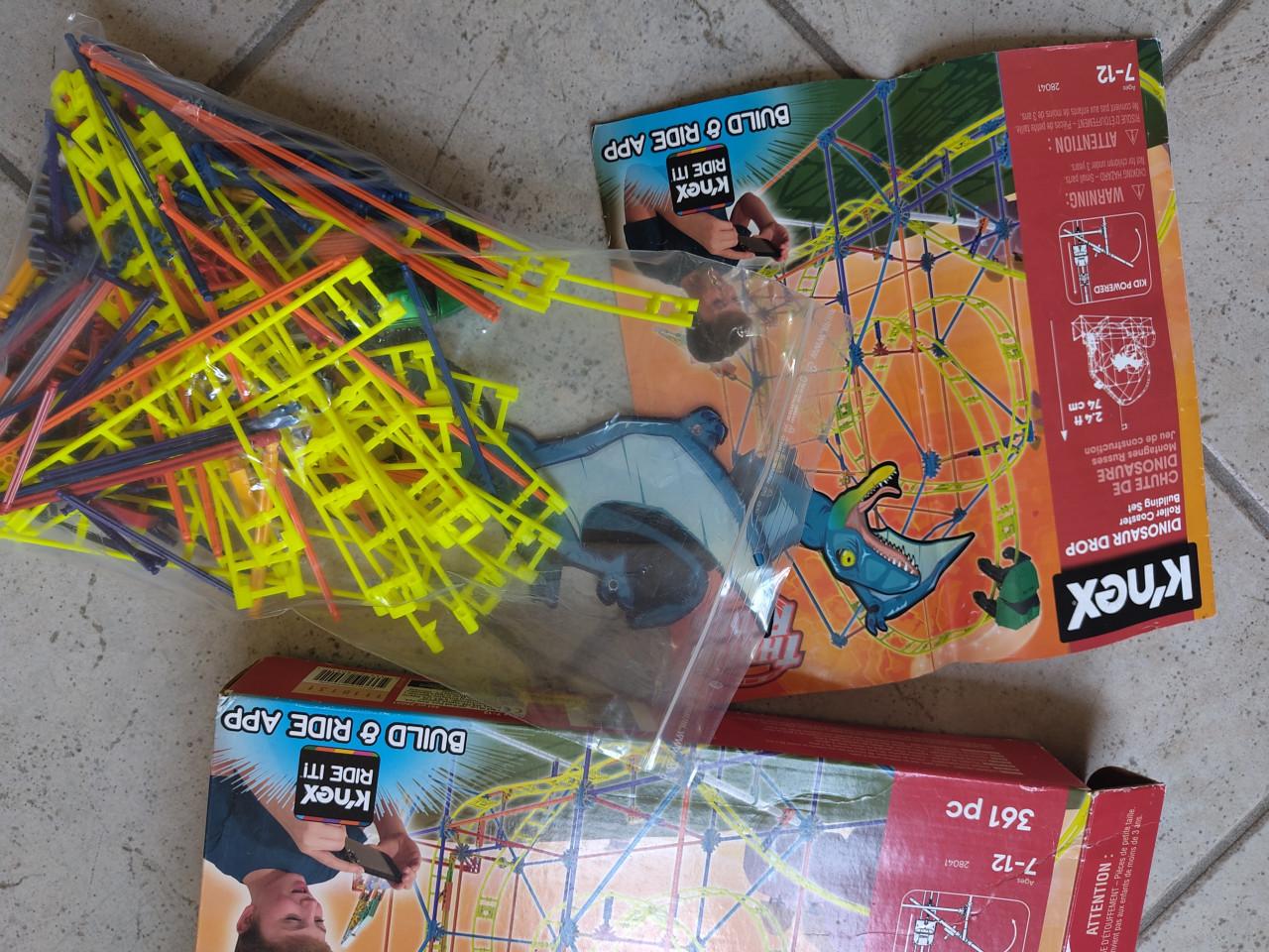 Knex dinosaurus achtbaan