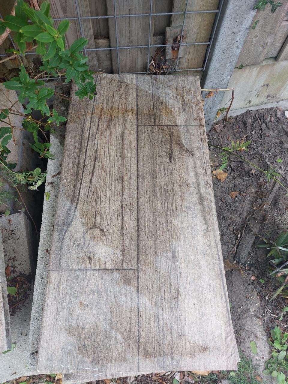 Terrastegels totaal 3x3 meter