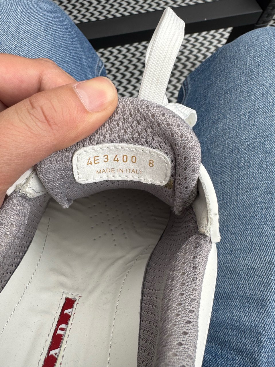 Prada Sneakers Wit Maat 42