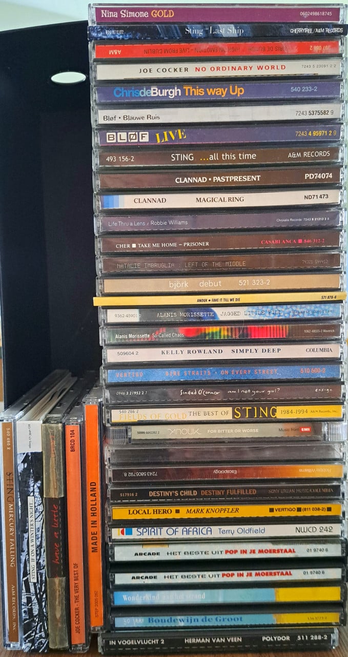 Verzameling van 166 CD's in één koop