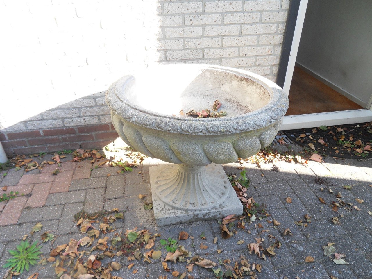 Grote bloembak ornament