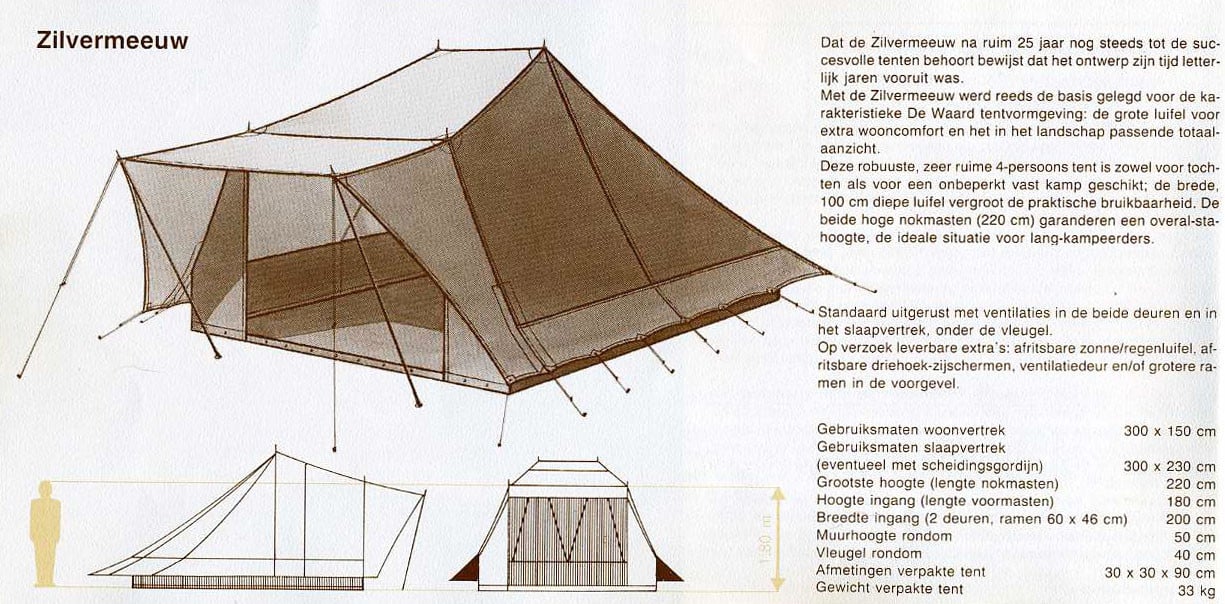 Tent De Waard type Zilvermeeuw