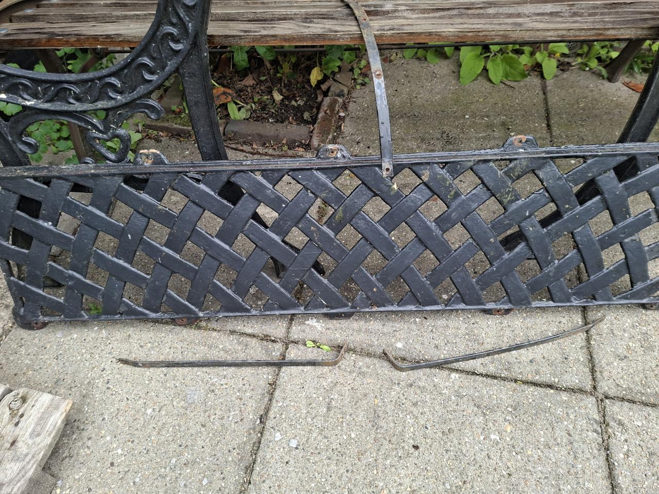 Tuinbank frame