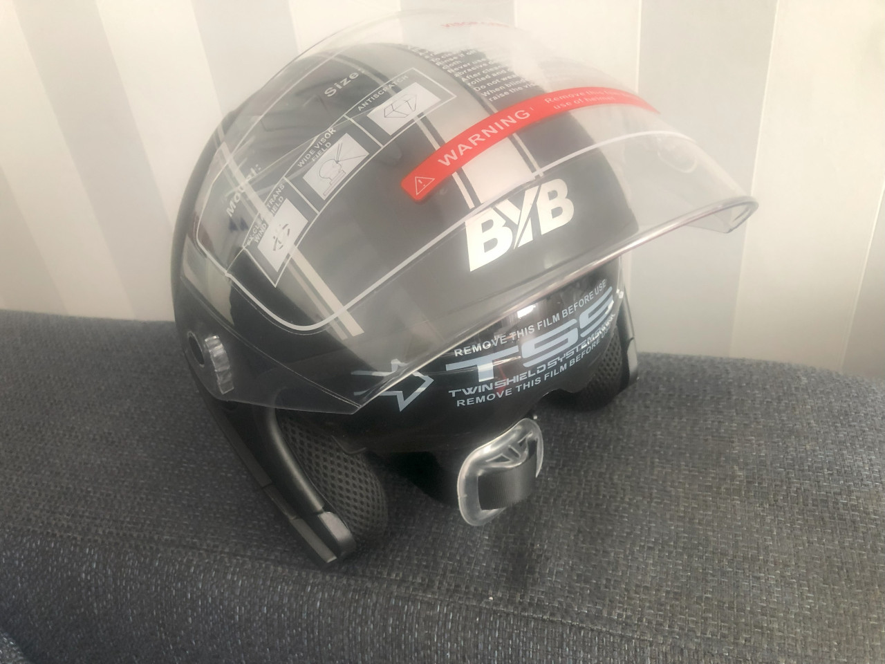 Scooter Helm - Jethelm – Hoofd Omtrek 56/62 CM - Brommer Helm - Motorhelm