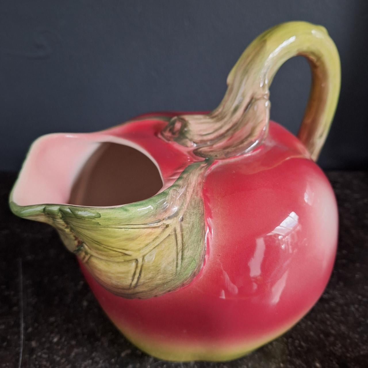 Puntgave brocante waterkan, appel