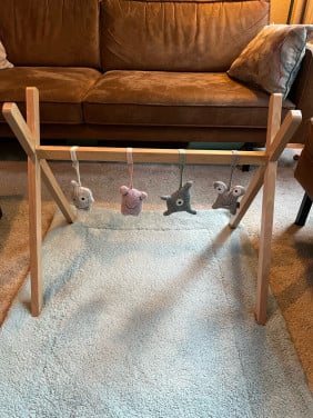 Babygym hout incl. hangers