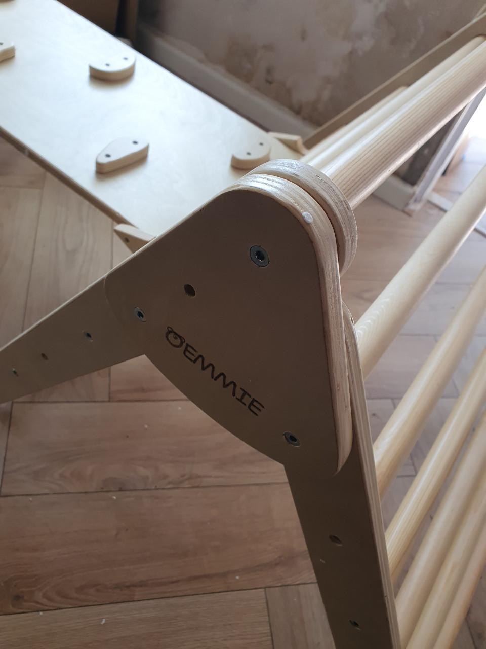 Oemmie 3-delig Montessori Klimrek | Klimdriehoek + Klimboog + Balansbord