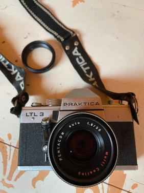 Fotocamera's Pentax en Praktica inclusief accessoires in 1 koop