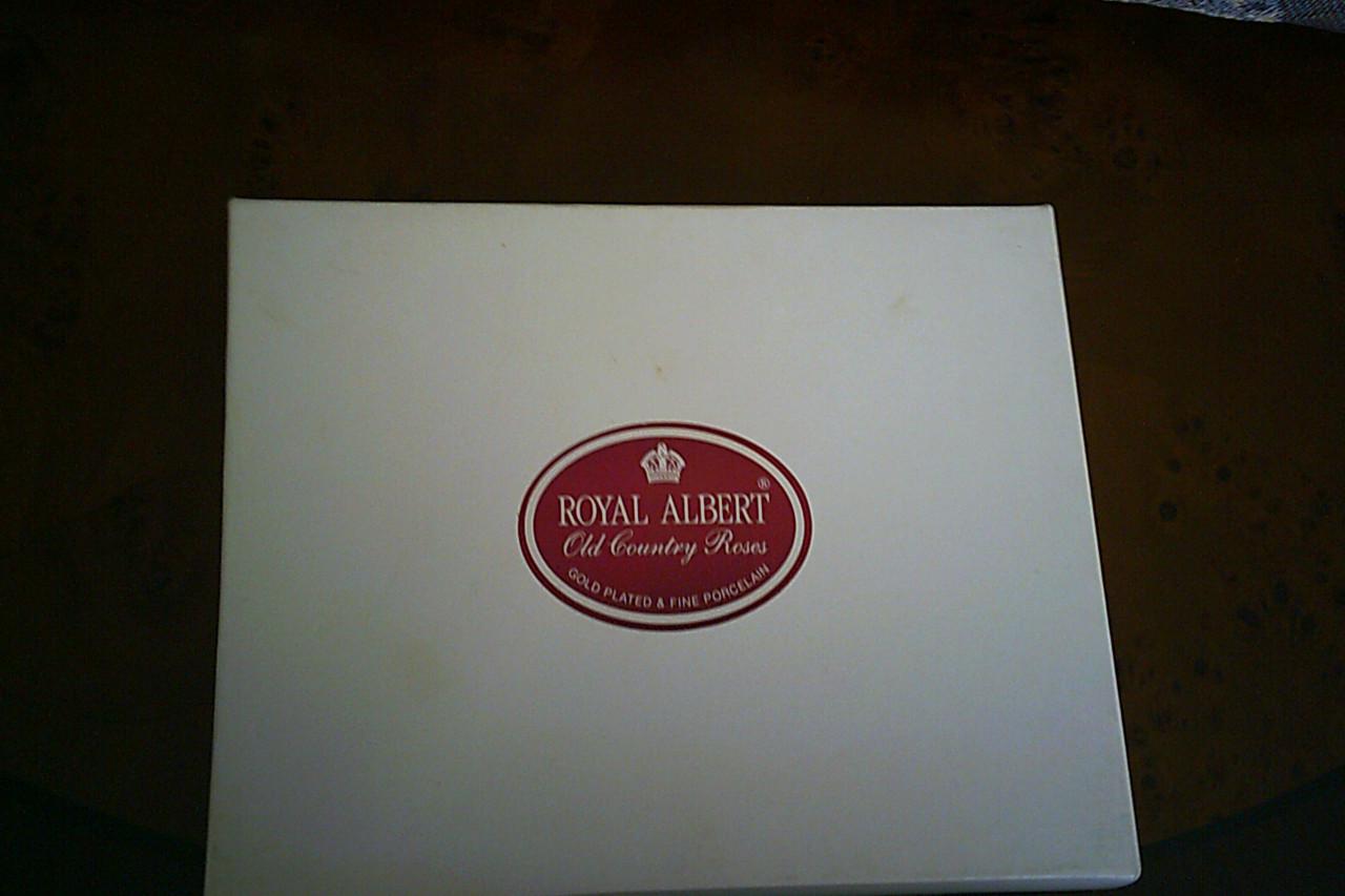 ROYAL ALBERT porselein - old country roses lepeltjes