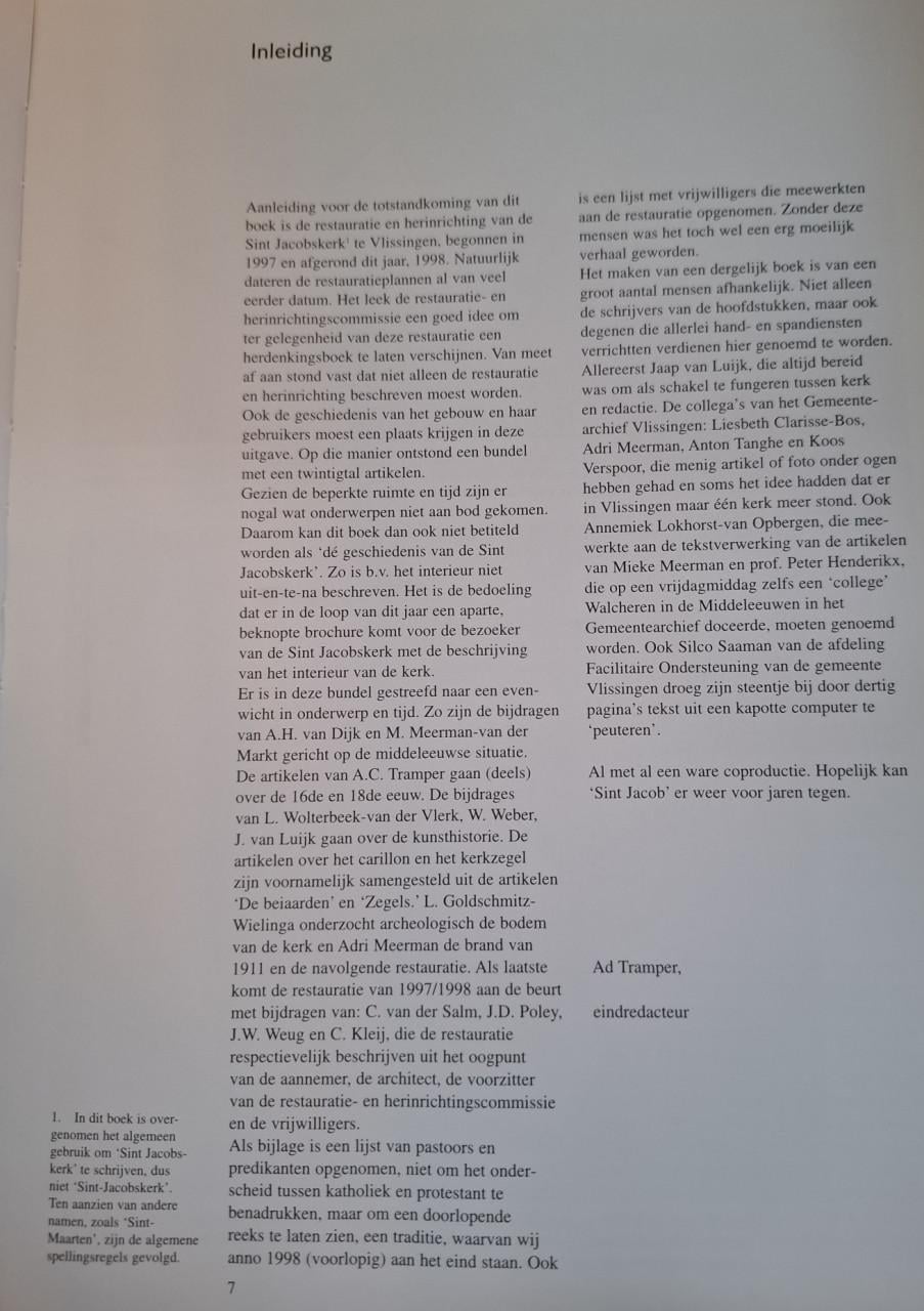 Zeven eeuwen Sint Jacobskerk. Geschiedenis en restauratie