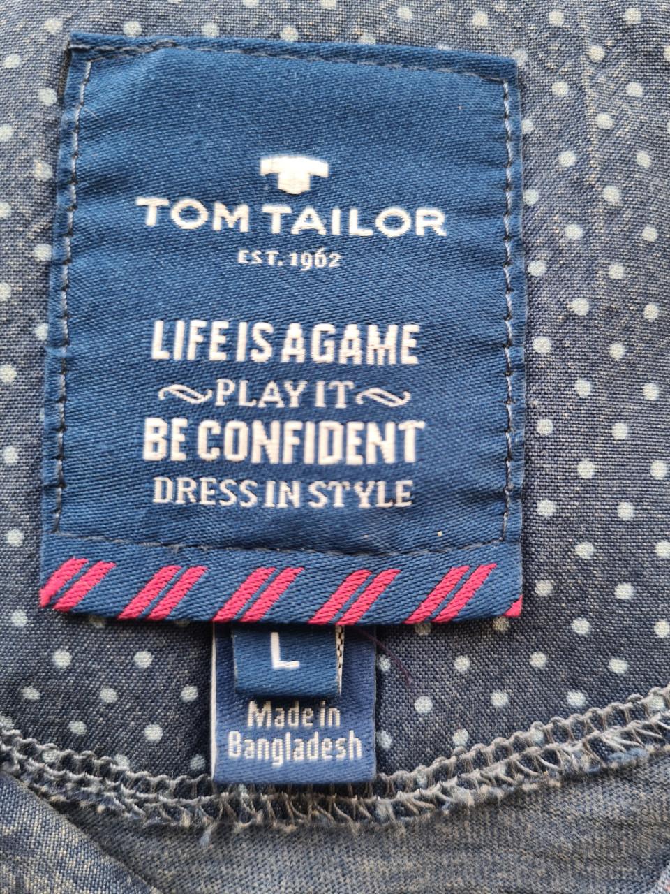 Stijlvolle Tom Tailor polo in vintage style Mt  L