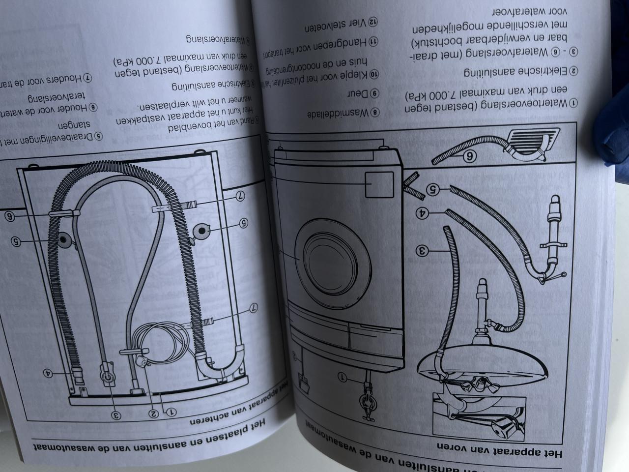 Miele wasmachine 6 kg. 1400 toren bijna niet gebruikt met bon en boekje