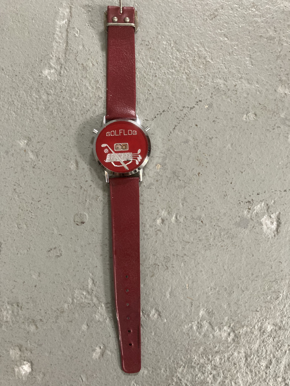 Vintage Swiss Made Wrist Golflog Stroke Counter With Strap