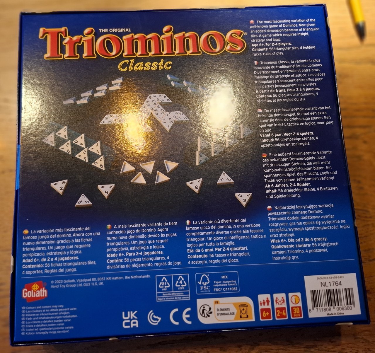 Triominos The Original Classic - Goliath. Bordspel – Strategiespel, LEUK!