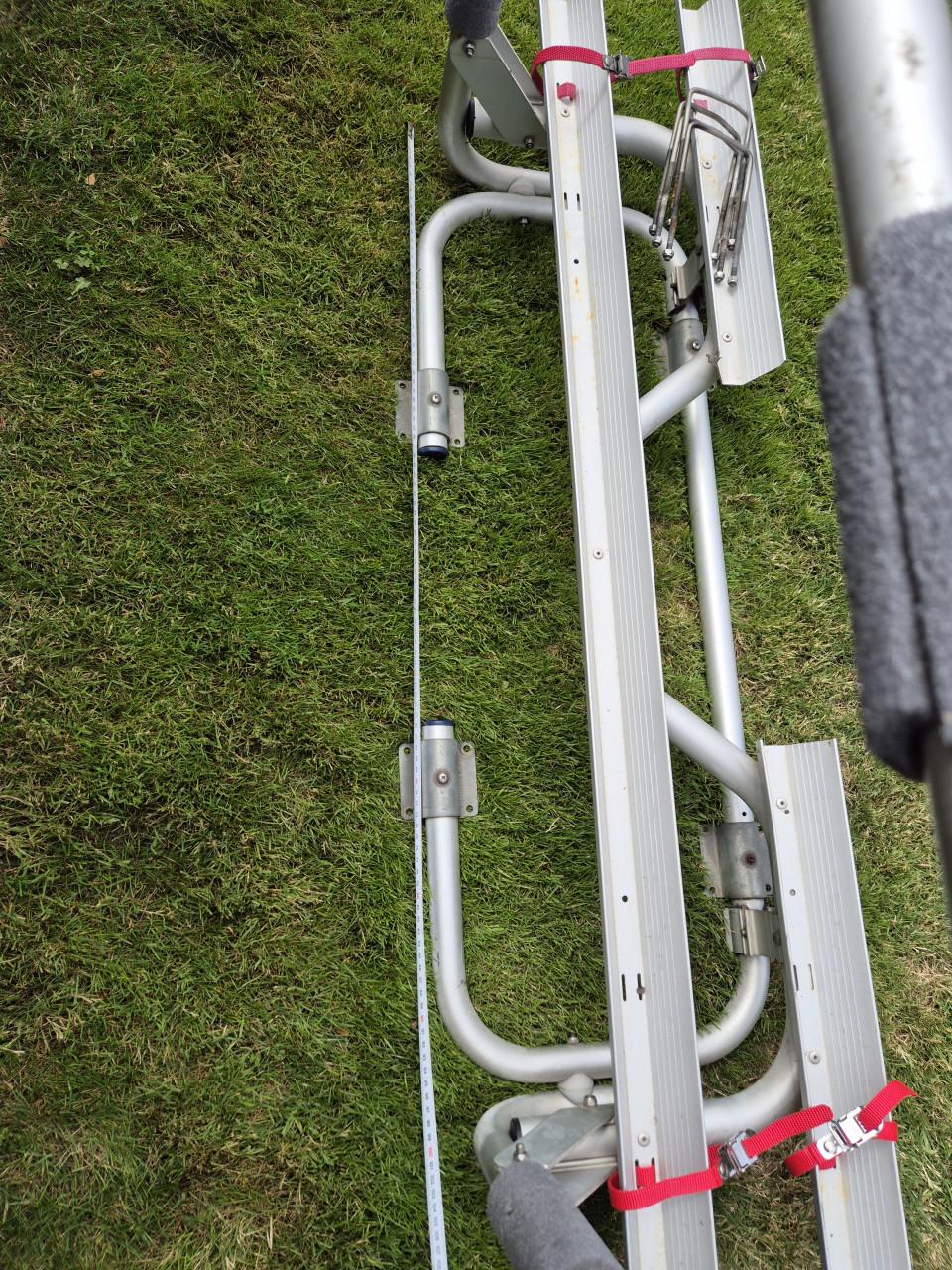Fietsdrager voor op dissel caravan