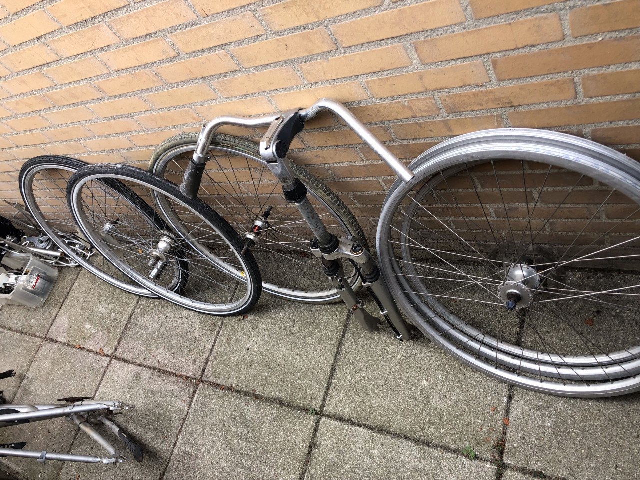 Fiets onderdelen.
