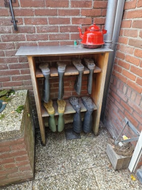 Laarzenkast opbergkast snijplank