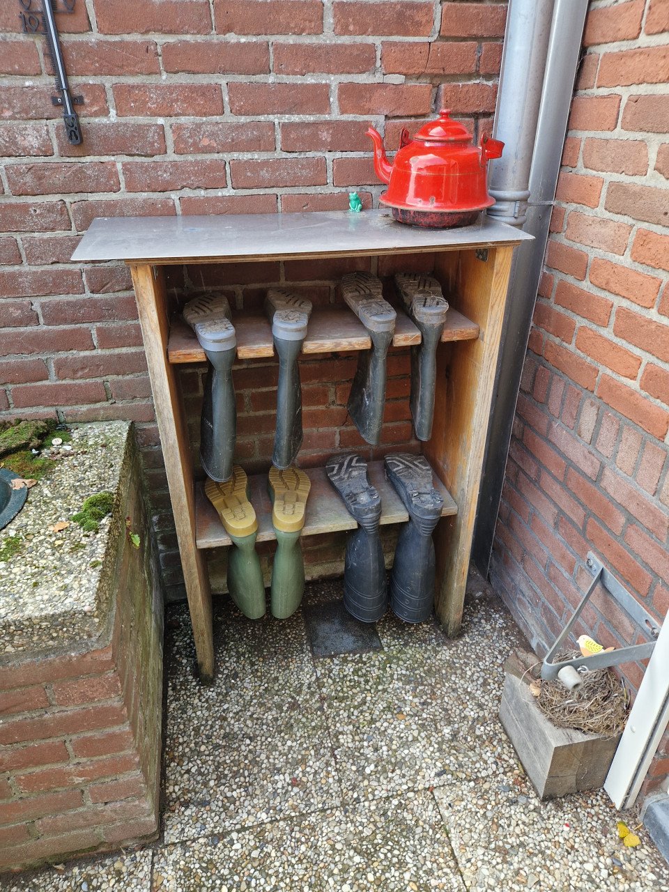 Laarzenkast opbergkast snijplank