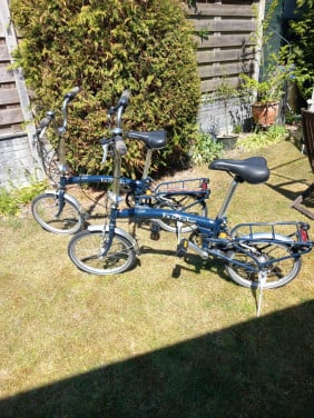 2 vouwfietjes
