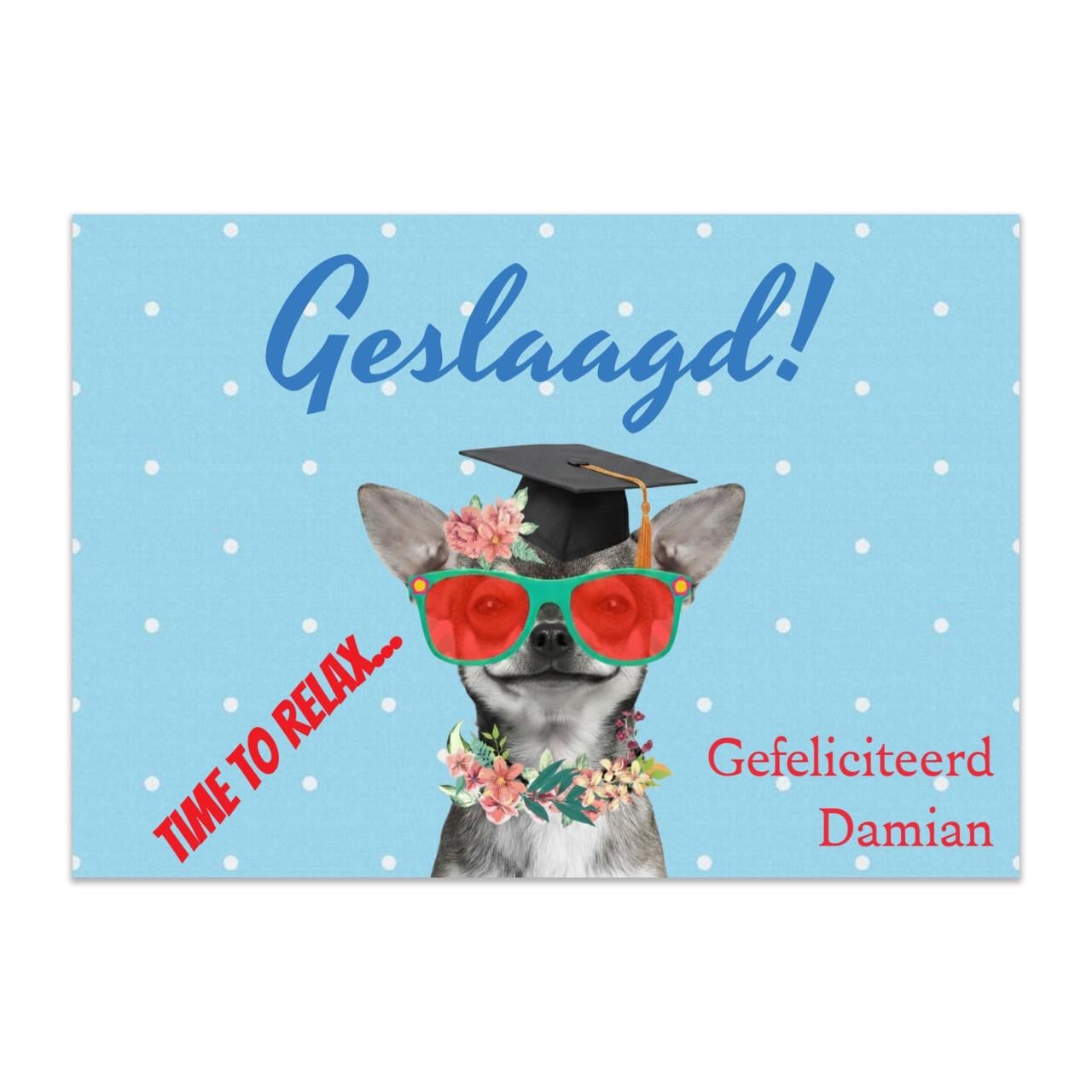 Geslaagd cadeautje voor diploma