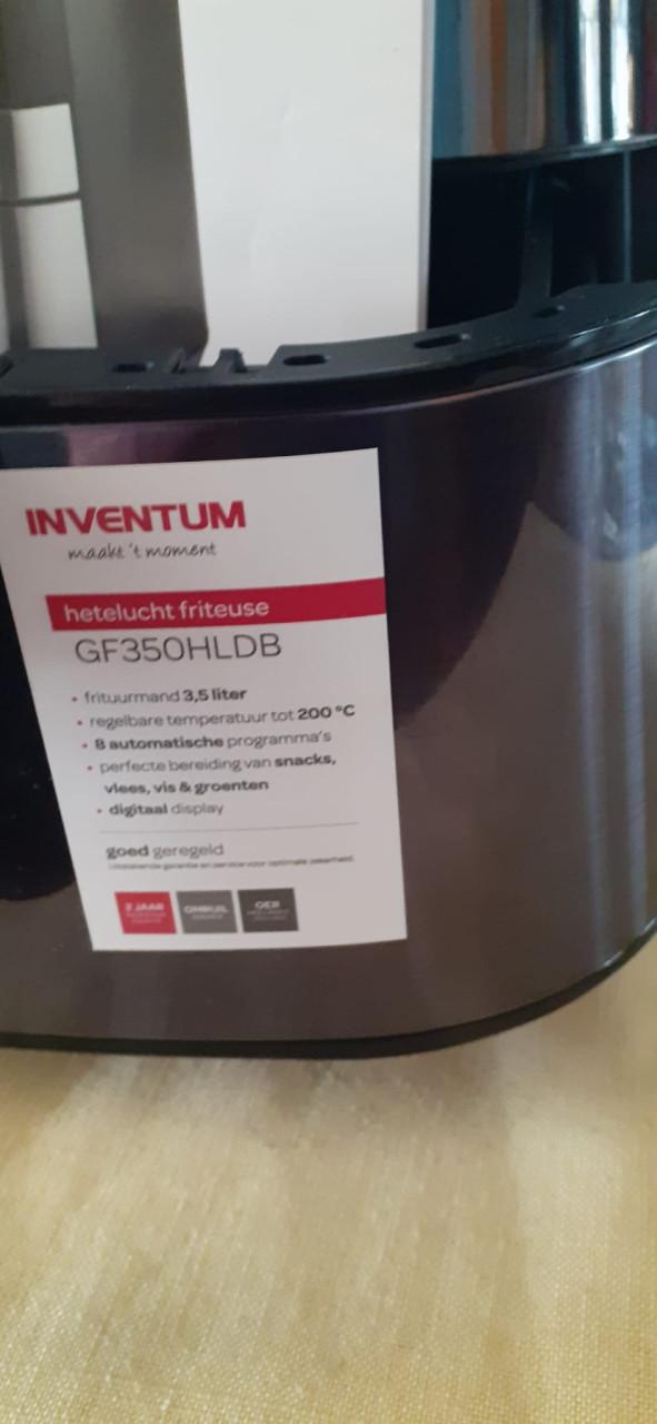 Inventum GF350HLD - Airfryer - Hetelucht friteuse NIEUW