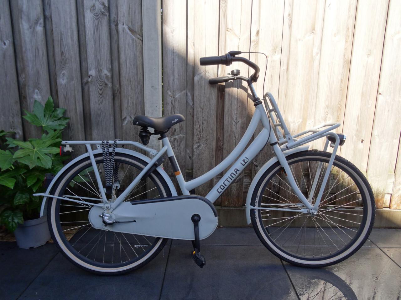 🚲 Cortina U4 Transport Meisjesfiets – 24 inch | Grey Matt 🩶