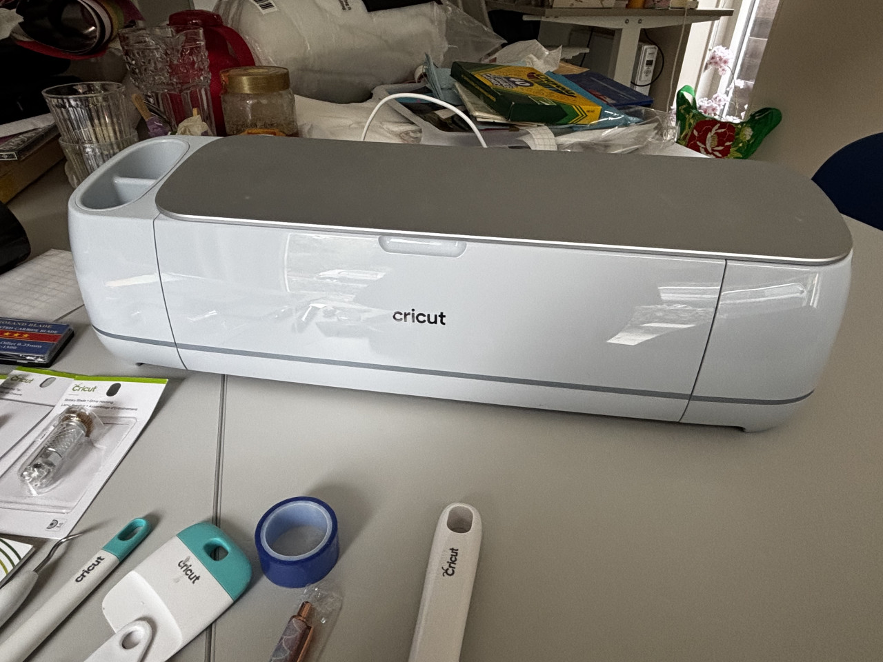 Cricut maker 3 met veel accessoires