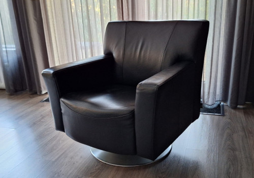 Lederen draaistoel fauteuil H&H