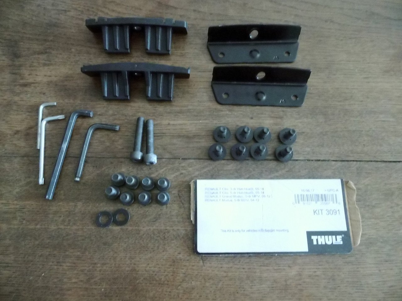 Thule Dakdragers voor Renault Clio en Modus.