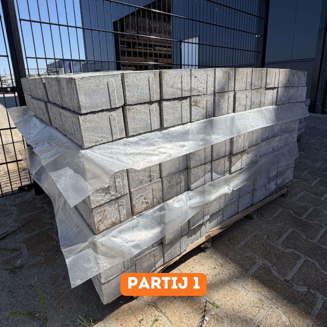 Restpartijen sierbestrating – diverse soorten vanaf €15