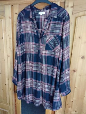 Lange blouse.