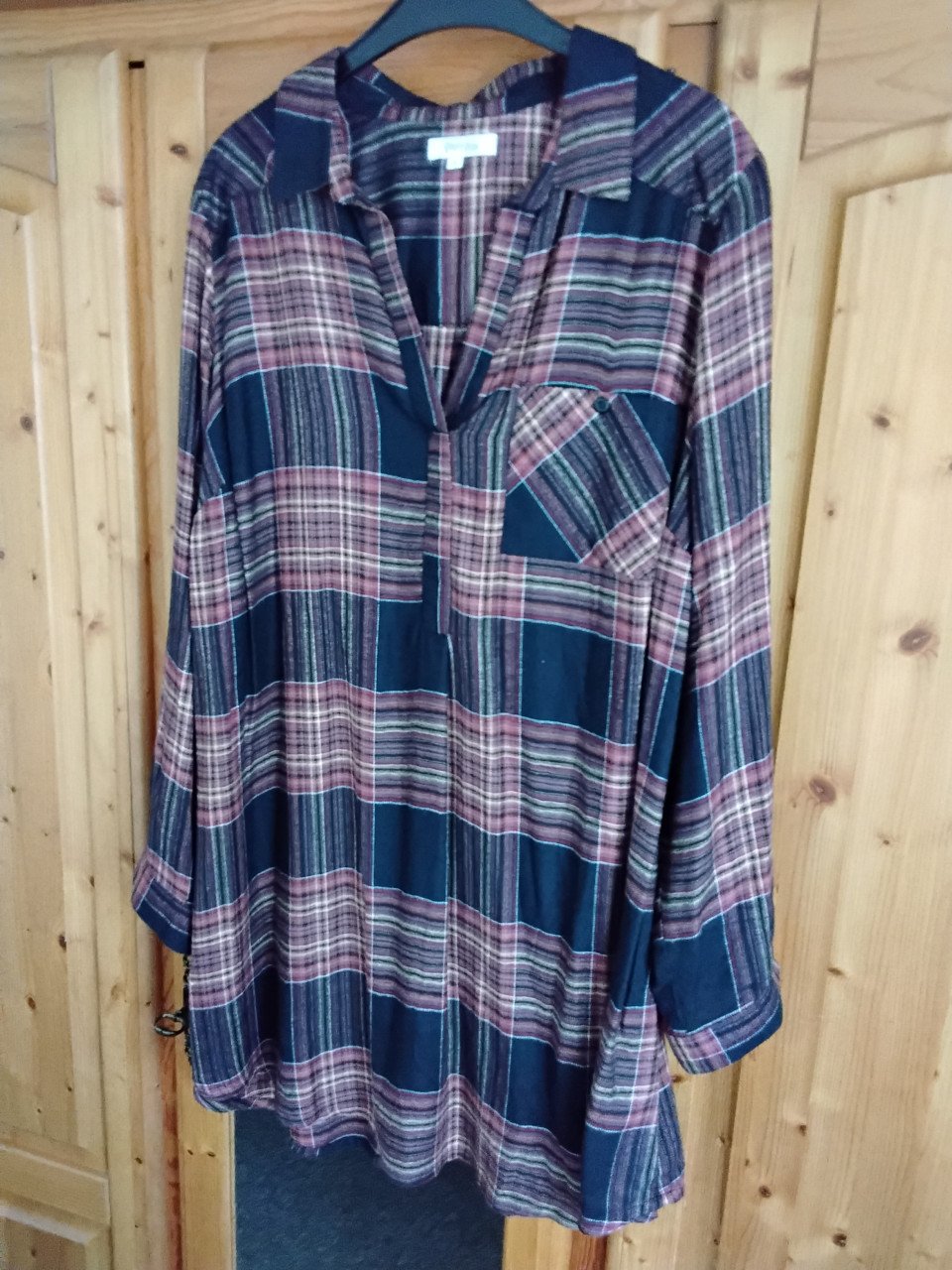 Lange blouse.