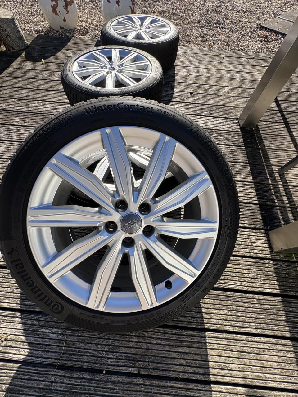 Originele Audi velgen met Conti Winter Contact banden