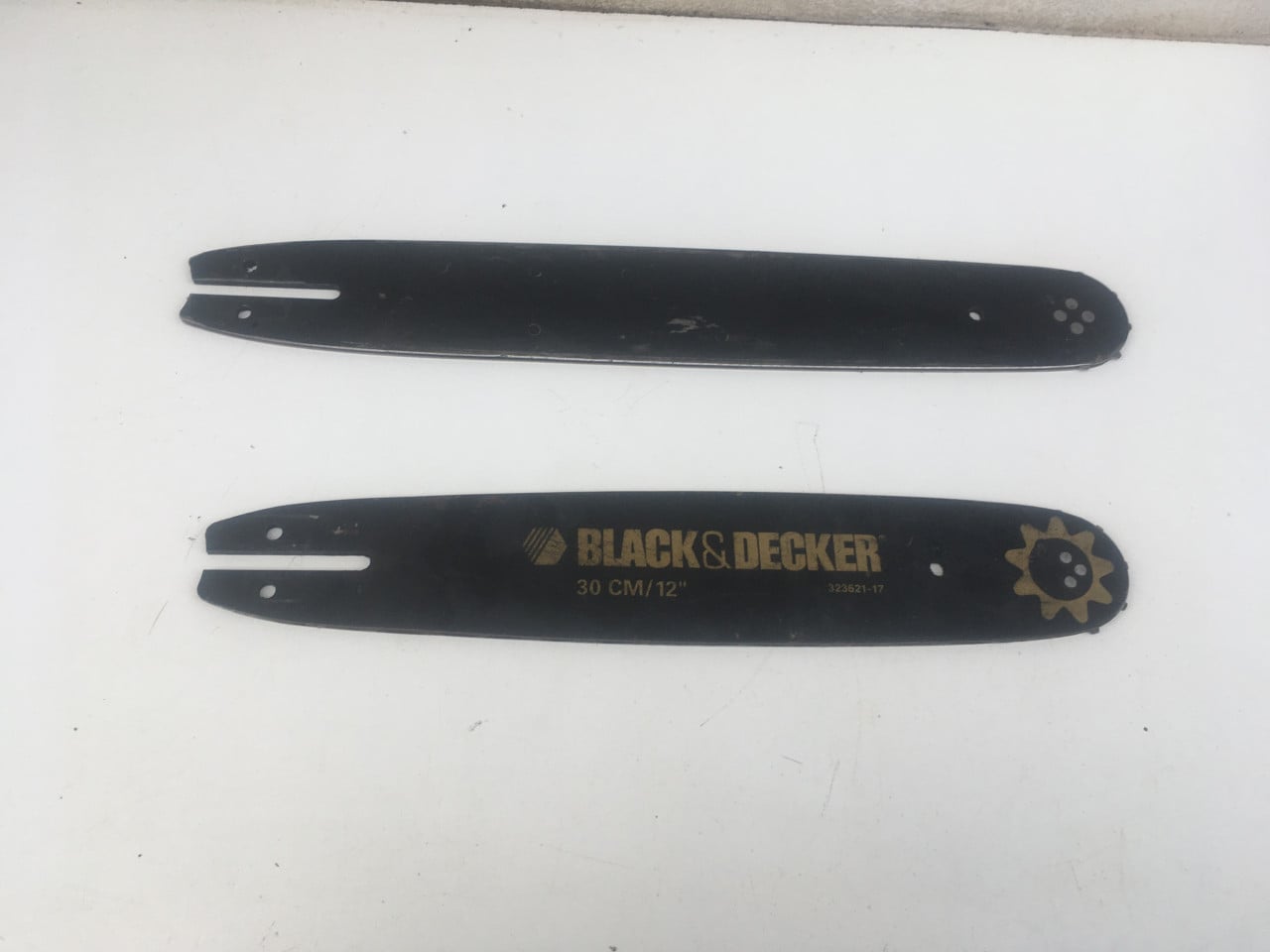 2x zaagblad voor kettingzaag oa black&decker gebruikte staat