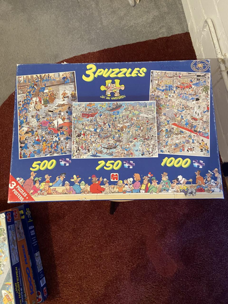 Hele verzameling puzzels