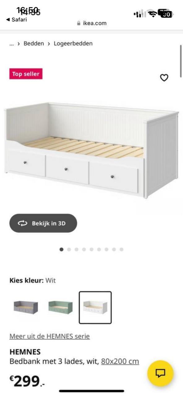 Hemnes bedbank IKEA