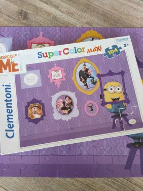 Minion puzzel 104 stukjes, compleet