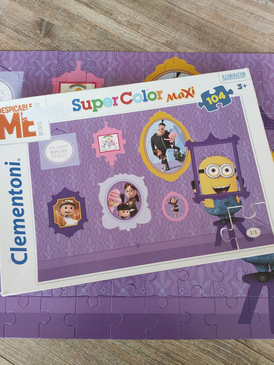 Minion puzzel 104 stukjes, compleet