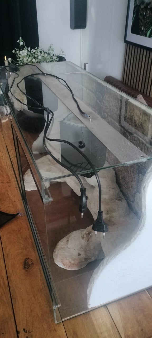 Terrarium 100x40x50 gebruikt reptielen reptiel