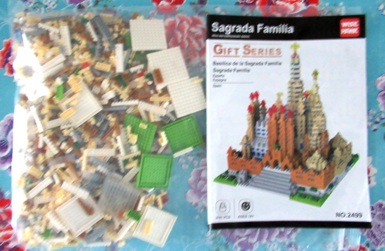 Met nanoblokjes (mini-lego) Sagrada Familia bouwen