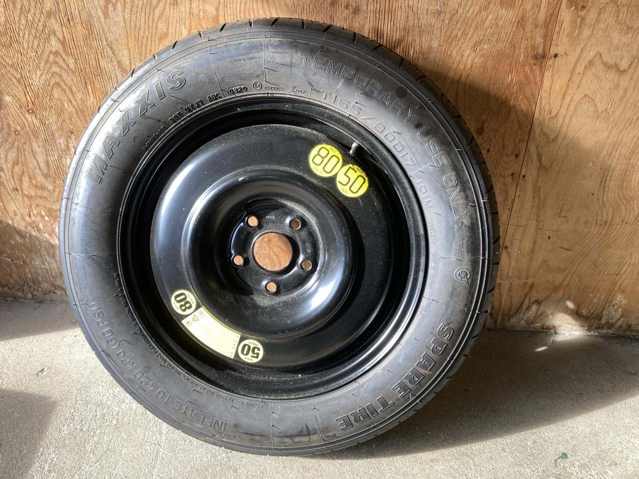 Reserveband/thuiskomertje voor Rav4 hybride