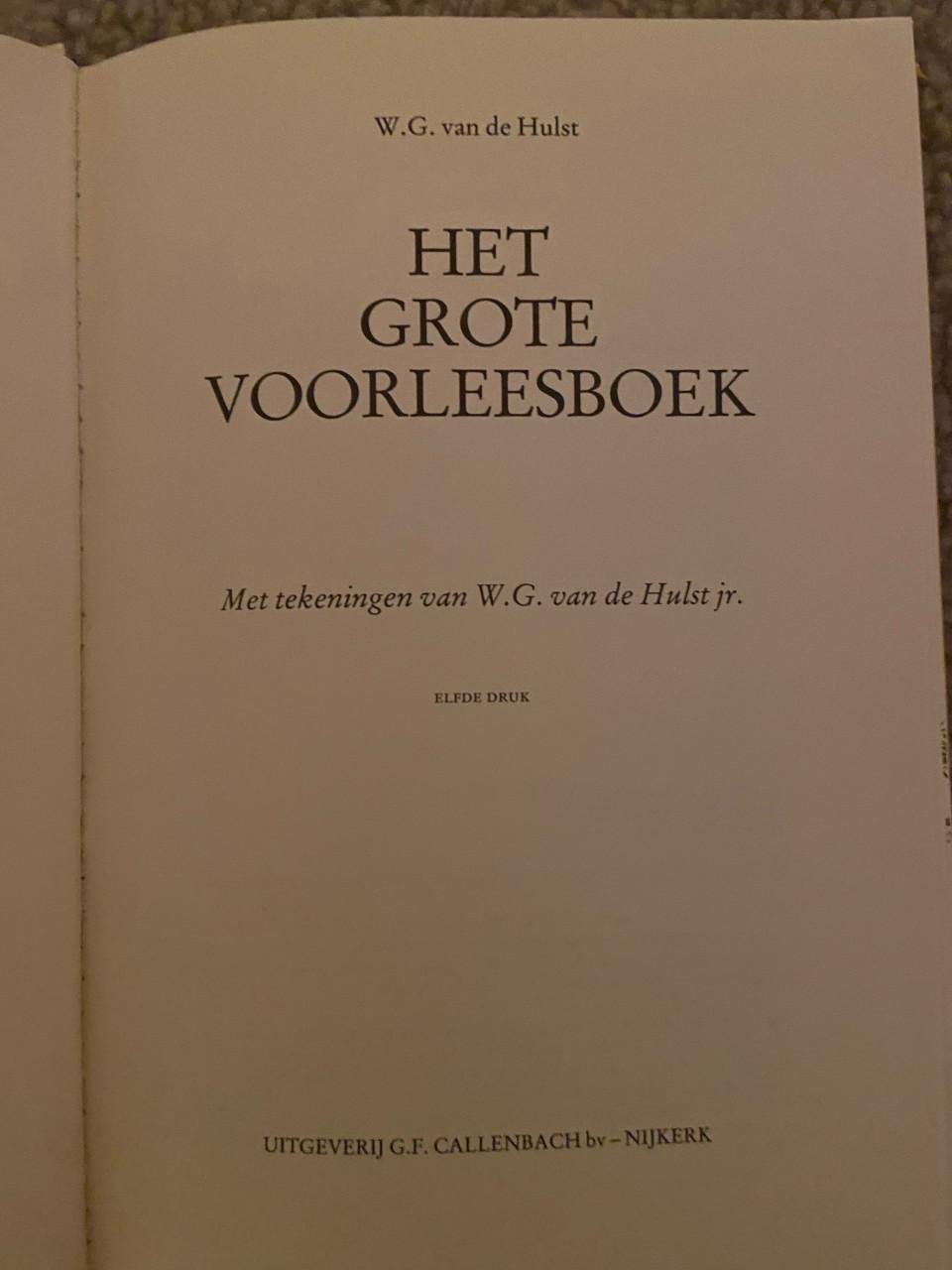 Het grote voorleesboek W.G. van de Hulst