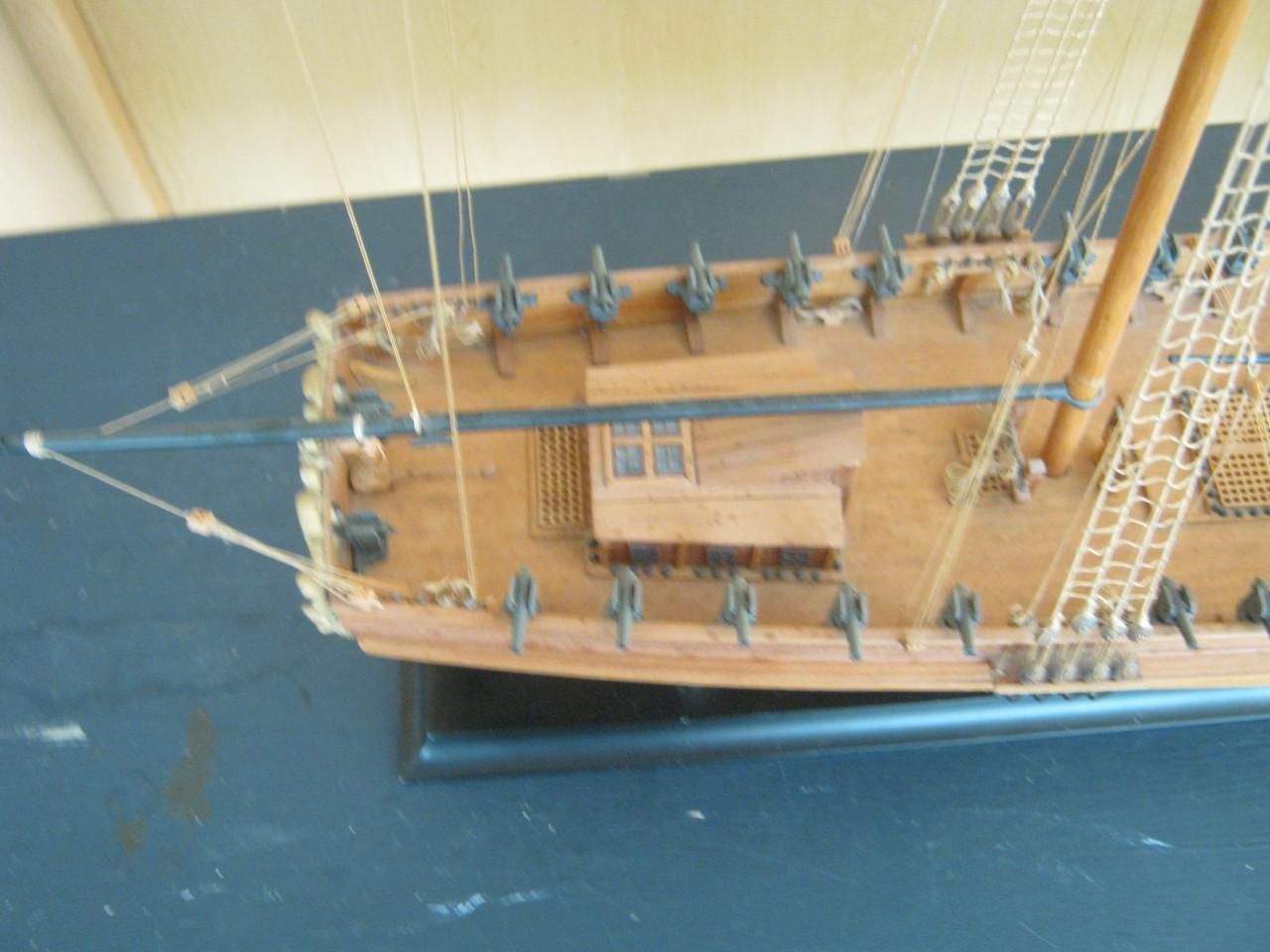 Scheepsmodel Franse brik.
