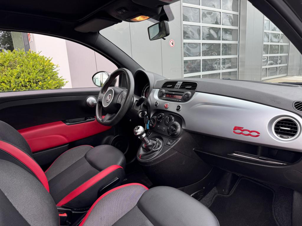 Fiat 500 C 1.2 sport * cabriolet * sport bumpers * airco * pdc *