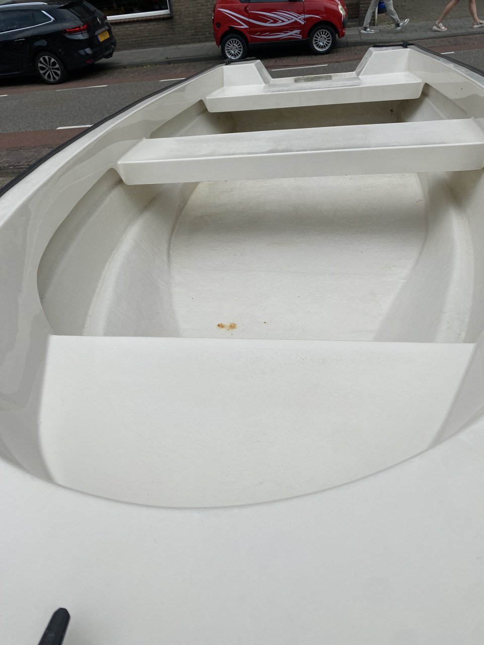 Polyester boot met Riba trailer