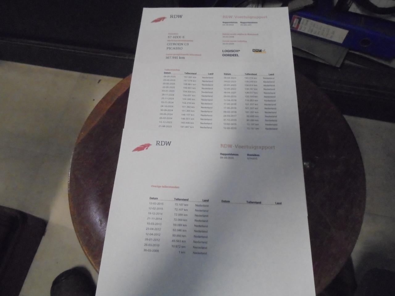 Citroen C3 Picasso 1.4 VTi apk mei 2026, 167.591 Km € 295