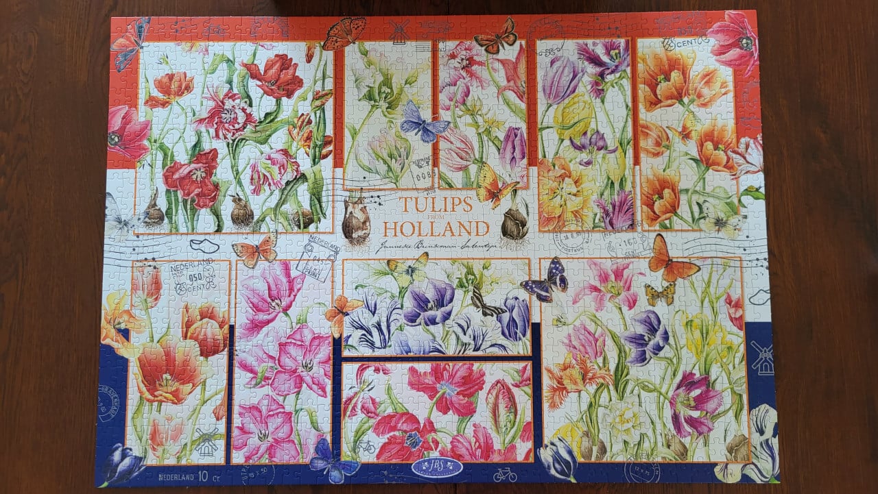 Jumbo puzzel "Tulips from Holland" door Janneke Brinkman