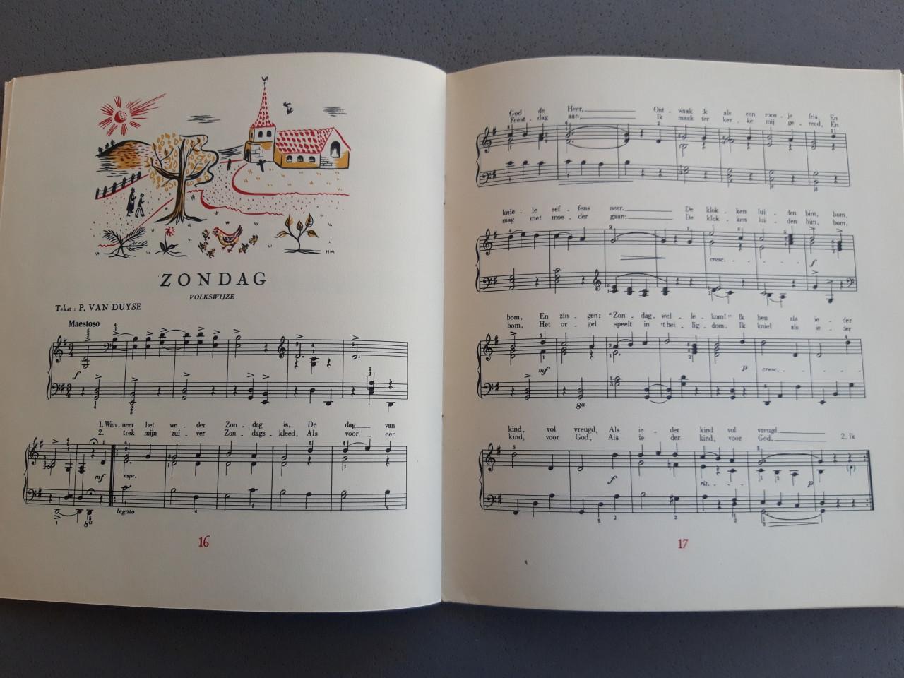 Vlaams liederenboekje voor de jonge pianist 1949