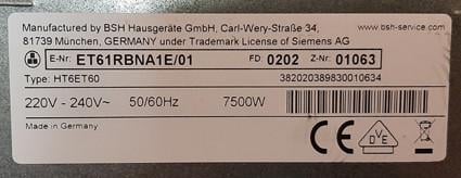 Keramische Kookplaat